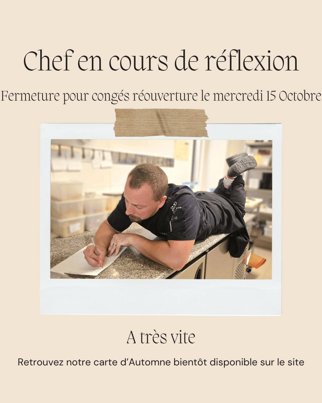 You are currently viewing Fermeture pour congés